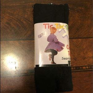 Tic Tac Toe Cotton Tights, size 12-14